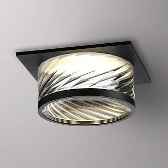 Светильник 9 см, Novotech Gem 370920, черный, вр 7 см
