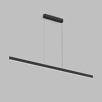 Линейный подвесной светильник 120 см, 30W, 3000-4000K, Denkirs Rayline DK6733-BK, черный