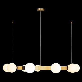 Подвесный светильник 80*8 см, 11*G9*40W LOFT IT Hoop 10311/11 латунь