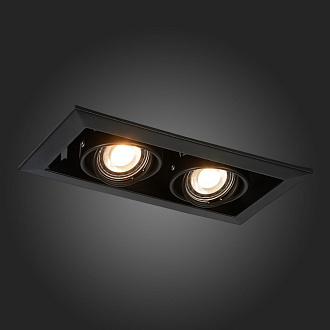 Встраиваемый светильник 25*13 см, ST LUCE Встраиваемые светильники ST250.448.02 Черный, вр 22,5*10,3 см
