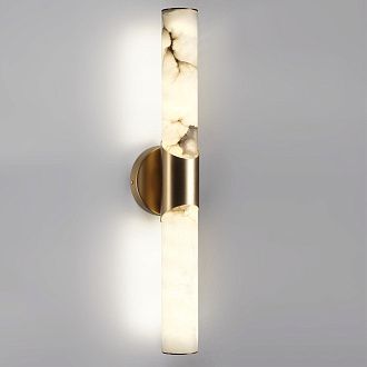 Бра 12*6*57,2 см, 1 LED*12W, 3000 К, Odeon Light Marbella, латунь 6672/12WL
