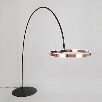 Торшер 220*210 см, 1*LED *W 4000K Lussole Shoe LSP-0937 черный\медный