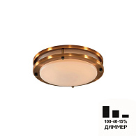 Светильник  25 см, 20W, 4000K Citilux Бостон CL709203N бронза