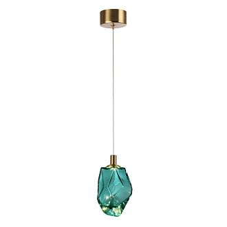 Подвесной светильник 9*5*250- см, 1*LED*4W, 3000K, Odeon Light Gemme 7110/4LC, цветной