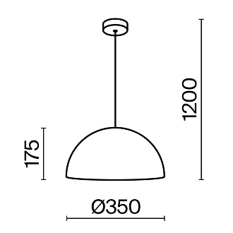 Подвесной светильник  35*0*15,5*40 см, E27 1 40W, К, Белый Maytoni Basic colors MOD168PL-01W