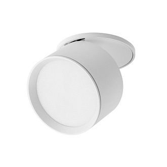 Спот *8*-4,8 см, *LED*9W, 3000/4000/6000K, Lightstar Acuto 215806, белый, вр 7,2 см