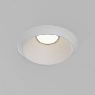 Встраиваемый светильник DL124-GU10-01-TRS-W 12*12*-6,4 см, 1*GU10*10W, K, Maytoni technical Gyps Modern DL124-GU10-01-TRS-W, Белый, вр 12,5*12,5 см