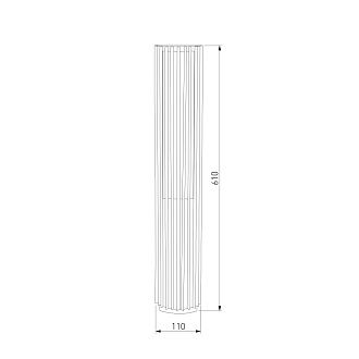 Садово-парковый светодиодный светильник Entero 3000K IP54 35189/F черный Elektrostandard  4690389219320, a072080