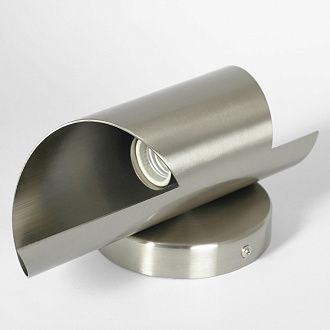 Бра настенное 12 см, Lussole FONTANA LSP-8807 матовый никель