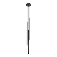 Подвесной светильник 12*80 см, 3*LED*3W 4000K Lussole Gilmer LSP-0936 черный
