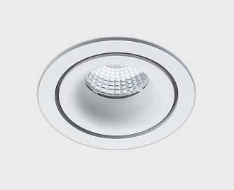 Встраиваемый LED светильник Italline IT02-008 dim white, 12W LED, 3000K, белый, вр 8,5 см