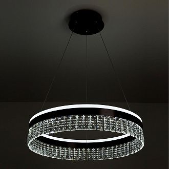 Подвесной cветильник 40*40*100 см, LED 70W, 3300 / 5000К, Черный LED4U L1090-400