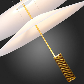 Люстра подвесная 68 см, 15W 3000K ST LUCE ISOLA SL6101.223.01 Золотистый