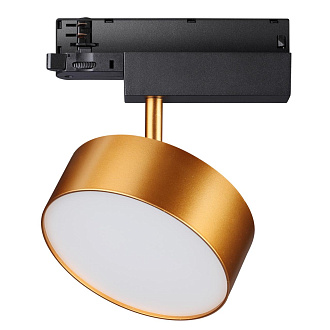 Светодиодный светильник 14 см, 24W, 4000K, Novotech Prometa 358760, золото
