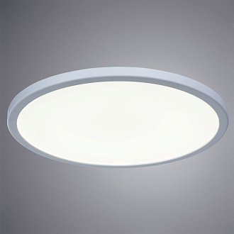 Встраиваемый светодиодный светильник 23 см 20W LED, 4000K, Arte Lamp Mesura A7976PL-1WH, белый
