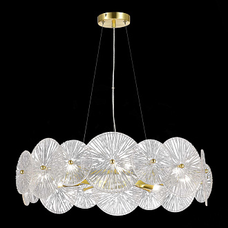 Люстра подвесная 60 см, 320W, ST LUCE FLERO SL1657.203.08 Золотистый