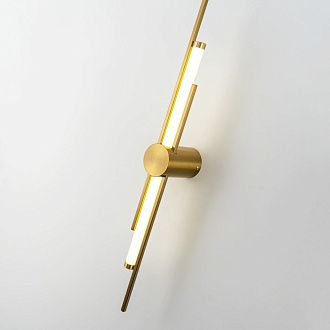Бра 6*10*60 см, LED*6W, 4000K, Modelux  ML.726.600 BS, Латунь