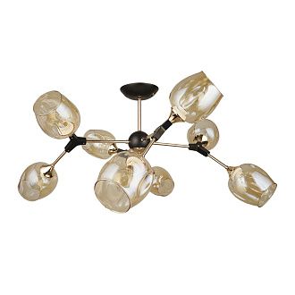 Люстра 32*95 см, 8*E27, 60W, Arte Lamp Seppia A4211PL-8BK, Черный
