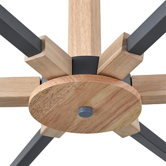 Люстра потолочная 79,5*35 см, 6*E27 Lumion COLANGE 8096/6C серый