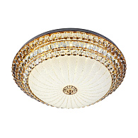 Светильник 55*55*16 см, LED 70W, 3300 / 5000К, Золото LED4U L1101-550 GD