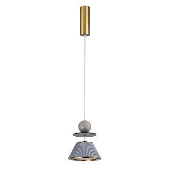 Светильник 15 см, 10W, 3000K,  Odeon Light 5475/10LG, латунь-мрамор
