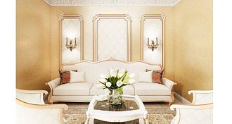 Бра *36* см, 2*E14*40W, Lucia Tucci Firenze FIRENZE W1780.2 antique gold, золотой