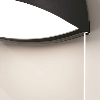 Светильник настенный 16,1*9,9*18,4 см, LED, 7W, 3000К, Maytoni Gloss O447WL-L7GF3K серый
