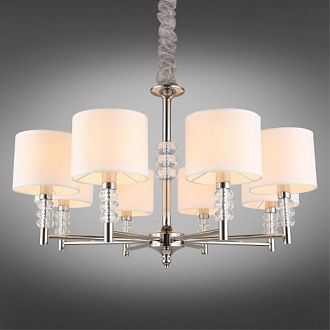 Подвесная люстра 80*70-150 см, 8*E14, 40W, Aployt Franula APL.724.03.08, хром