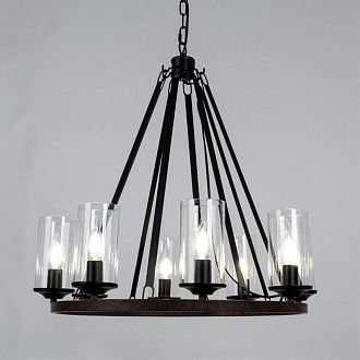 Люстра 60 см Arte Lamp DALIM  A7014SP-8BK черный