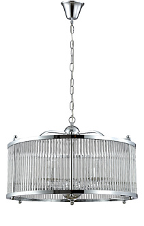 Люстра 60 см, Crystal Lux TADEO SP6 D600 CHROME/TRANSPARENTE хром