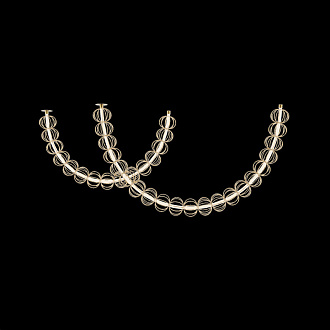 Подвесной светильник 153,7*84 см, LED*117W, 3000 К, Golden Cage MOD216PL-L42G3K Maytoni, Золото