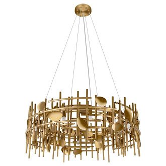 Подвесная люстра 80 см, Loft IT Escama 10396/800C, золото