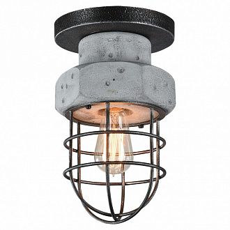 Потолочный светильник Lussole Loft LSP-9701, серый, диаметр 23 см