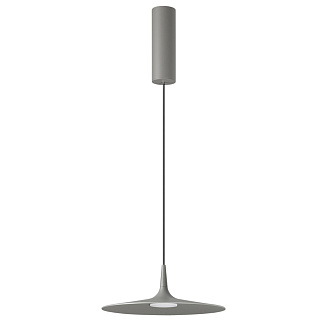 Уличный светильник  25*80 см, 1*LED*12W Odeon Light SOMBRA 7038/12L серый