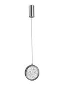Люстра Ø150 x H1300, мм, 9W 4000K, CHROME (Хром) NewRgy D2061-DW-150 CHROME