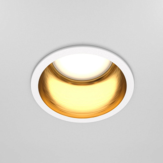 Встраиваемый светильник Maytoni Reif DL049-01WG, белый-золото