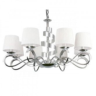 Подвесная люстра 85*60-120 см, 8*E14, 40W, Omnilux Omnilux 601 OML-60103-08, хром