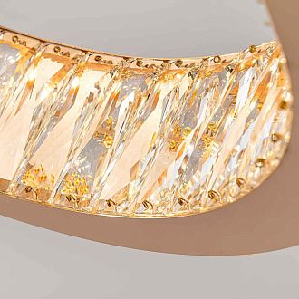 Подвесная люстра 80*80/120 см, LED 72W MODELUX premium ML.6985.800.600P GD золото