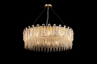 Люстра Ø800 x H280 (1000), мм, 12*40W (480W), H GOLD (Золото) NewRgy Z55-ф800*H280 H GOLD