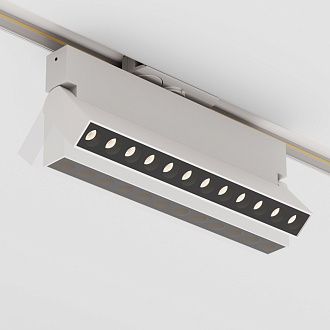 Трековый светильник  TR224-1-12WCCT-M-W 21,9*3,2*-10,7 см, *LED*12W, K, Maytoni technical UNITY TR224-1-12WCCT-M-W, Белый