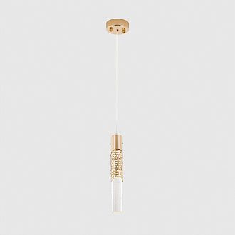 Подвесной светильник 10*10*112 см, LED 5W, 4000K, Золото MODELUX ML.88963.1 GD