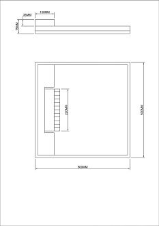 Светильник 50*50*-7,5 см, *LED*77W, Freya Рамка / Frame FR6084CL-L82W, Белый