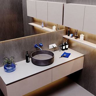 Розетка встраиваемая Voltum S70 с заземлением, защитными шторками и крышкой 16А, белый  пластик  VLS040301