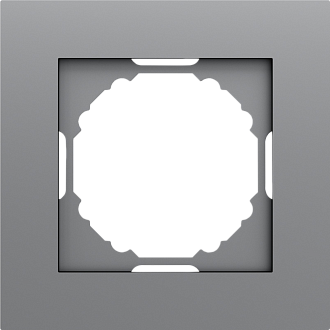 Donel A07 матовый серый рамка 1-я, серия DB, DE21140