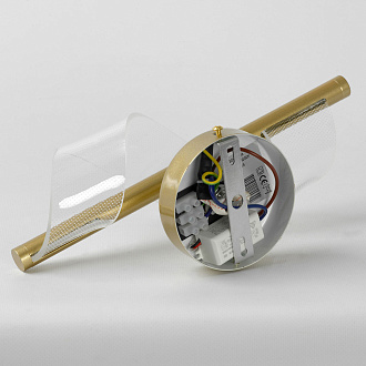 Бра настенное 12*14*30 см, 1*LED*5W 4000K Lussole Bradford LSP-7189 матовое золото