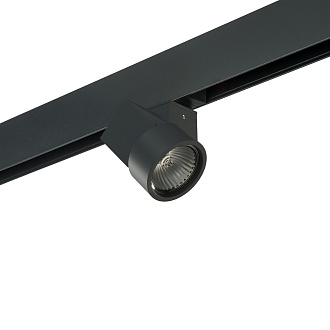 Комплект со светильником Illumo для трека PRO 1,5*9,4 см, 1*GU10*7W, Черный Lightstar Illumo X1 PRO051027