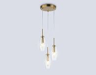 Подвесной светильник **47- см, 3*E14*40W, K, Ambrella Light High Light LH55210, латунь