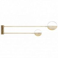 Бра (Бра) LEAVES Brass 92*92*24,3 см, 2*LED*2W, 2700K, ImperiumLoft im_W599, Бронзовый