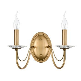 Бра 35**-29 см, 2*E14*40W, Lumion INCANTO 8033/2W, медь, прозрачный