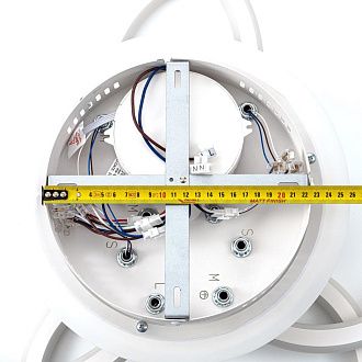 Люстра потолочная 80*13 см, LED 130W 3000-5500K Citilux TRIO CL215B130 белый